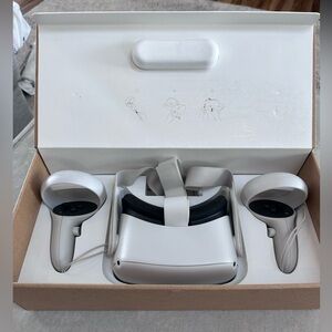 Meta Quest 2 VR Headset with Controllers - White